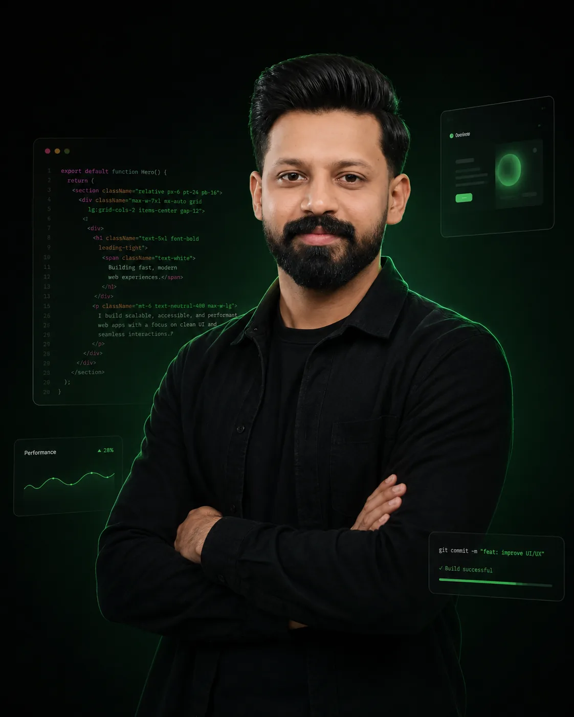 Illustrated project banner showing modern web design