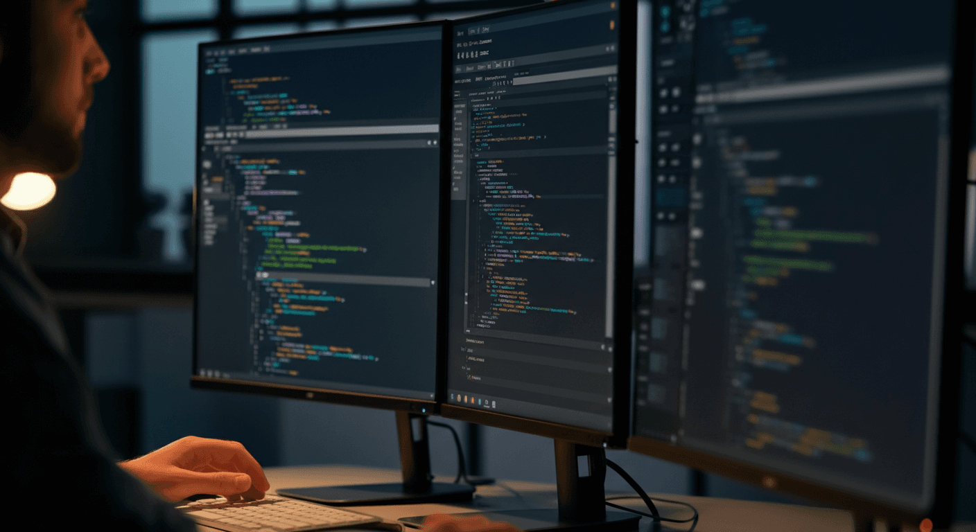 A developer working with Portable Text and React in a code editor